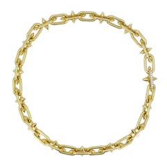 Pharrell Williams Tiffany & Co. 18k Gold Diamond Titan Necklace