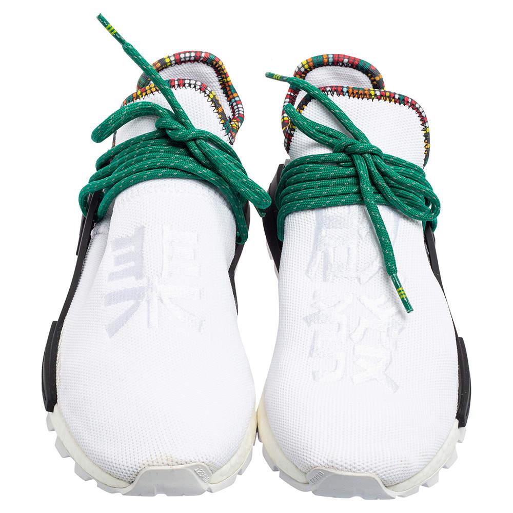 Adidas x pharrell williams white human body nmd sneakers shop