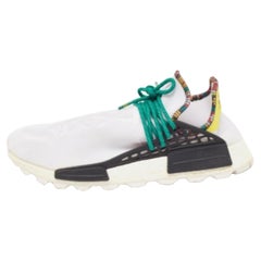 Pharrell Williams x Adidas White Fabric Human Body NMD Sneakers Size 46 2/3