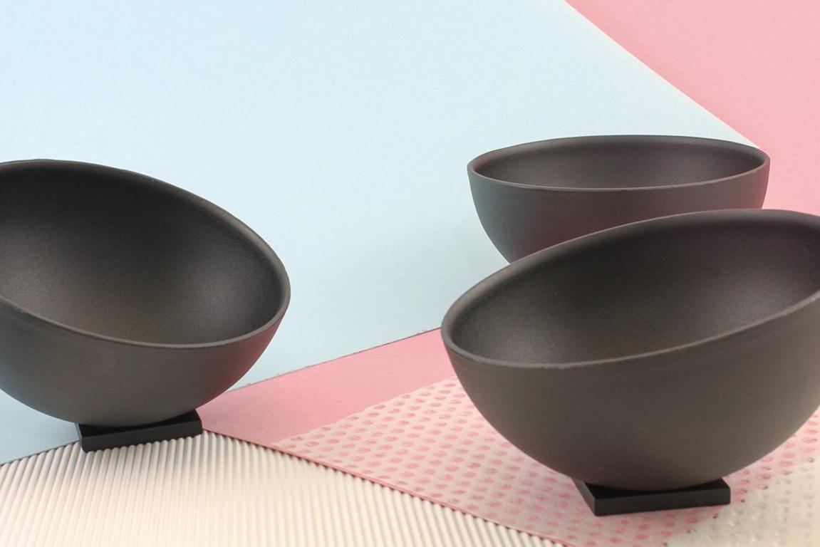 The phase bowls are as minimal as it comes. They are an exercise in knowing when to stop designing and just let an object be.

Simple in form and also highly functional. The intended usage of this set of bowls is open-ended. They can be used for