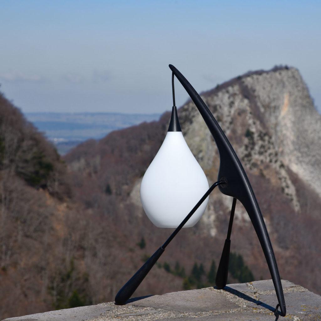 Ash PHASME M Table Lamp by Rispal For Sale
