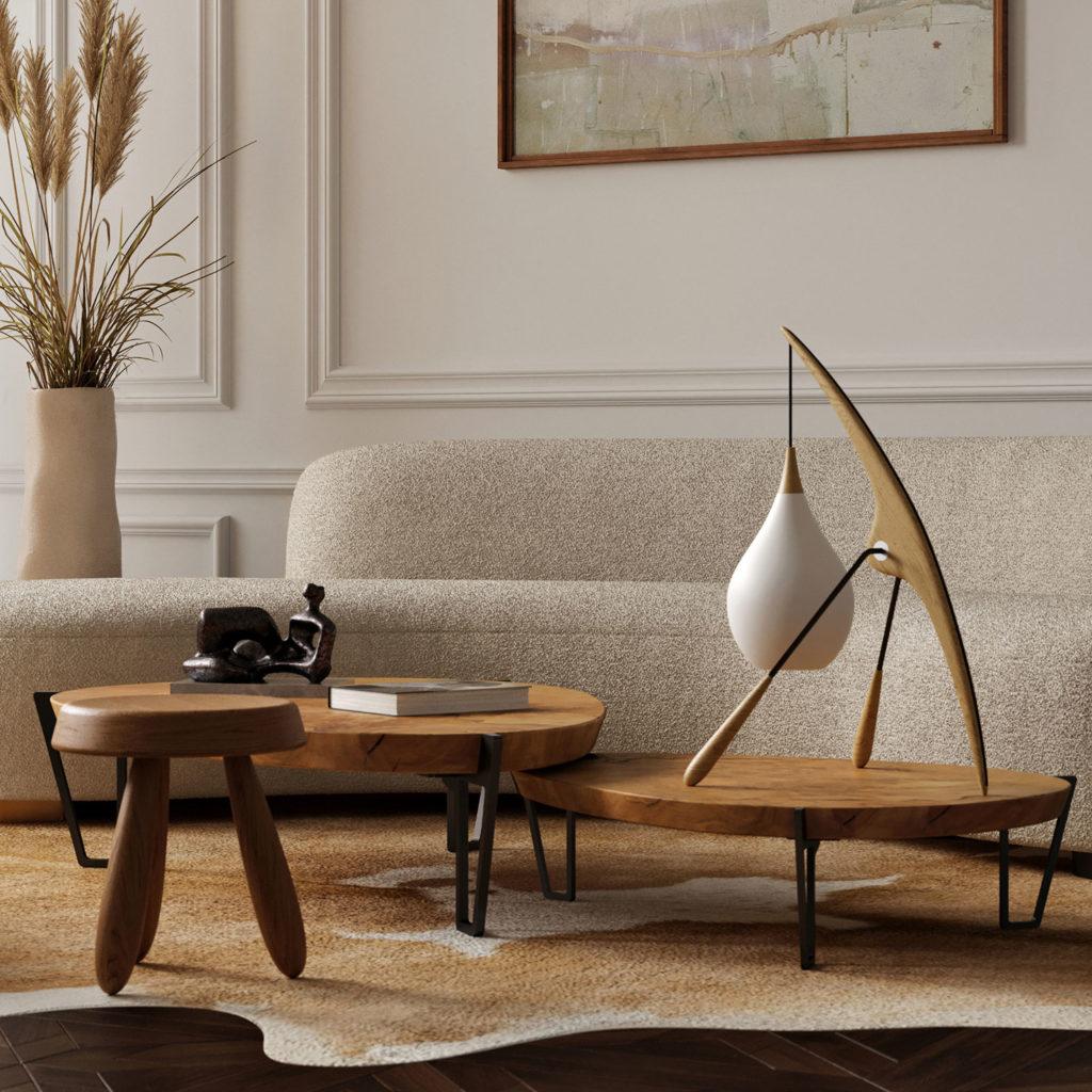PHASME M Table Lamp by Rispal For Sale 2