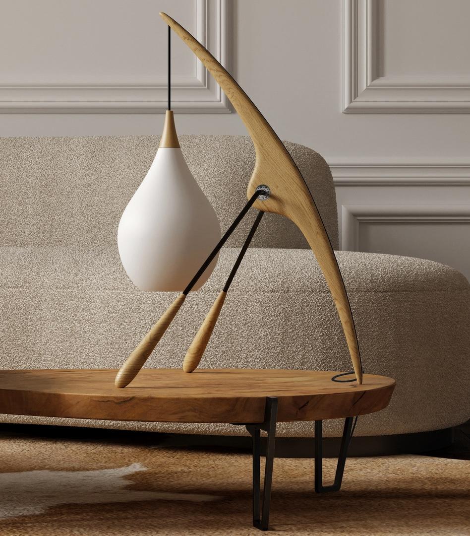 PHASME S Table Lamp by Rispal For Sale 7
