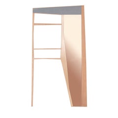 Phelie Pink Mirror and Entryway Wardrobe