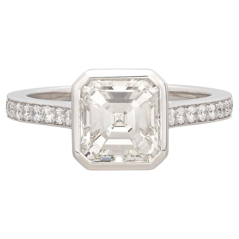 Asscher Cut Ring Stack Asscher Cut Engagement Rings - 288 For Sale at 1stDibs | asscher cut ...