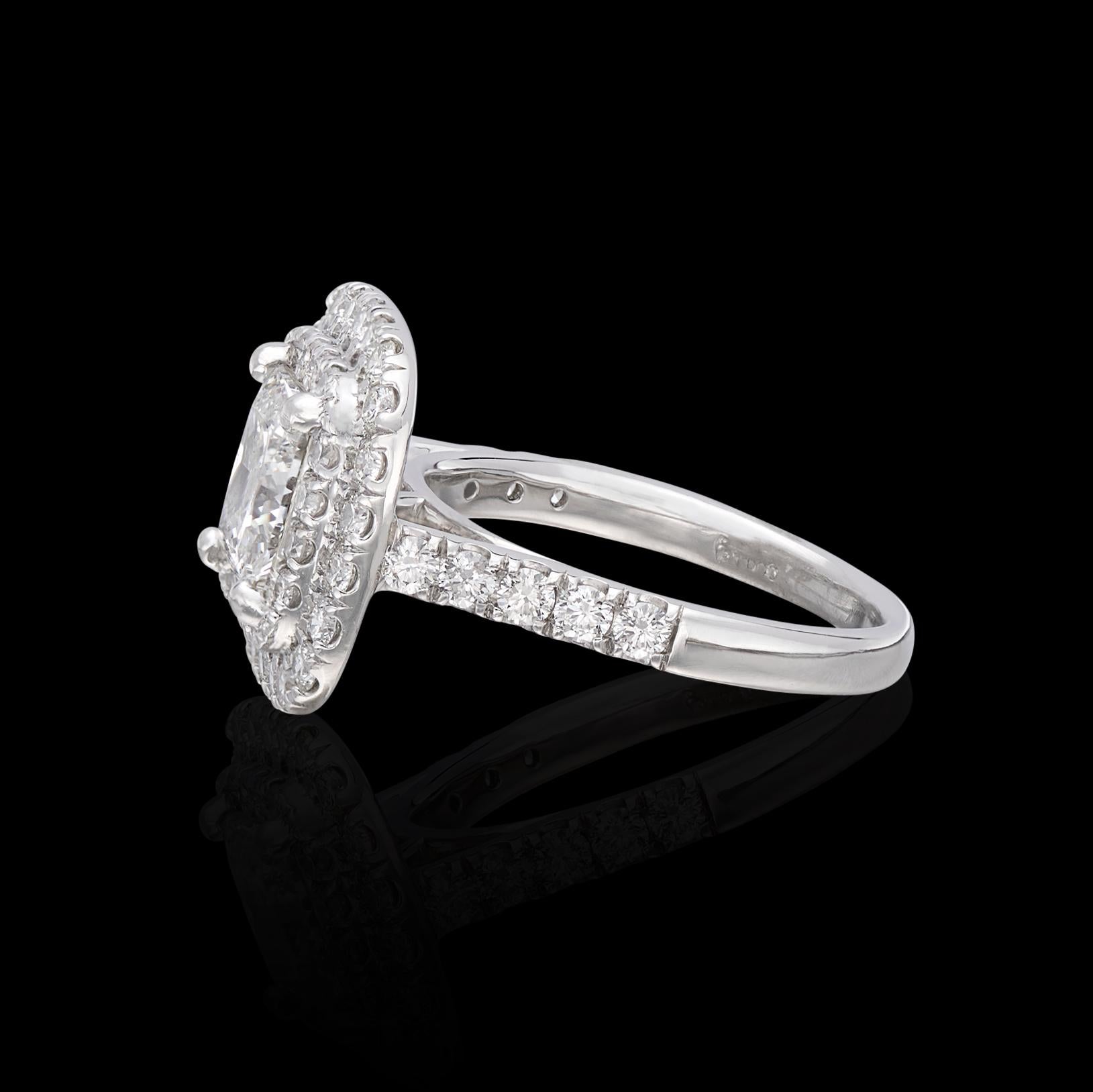 Women's Phenomenal 3.22cttw Princess Cut Diamond Ring For Sale