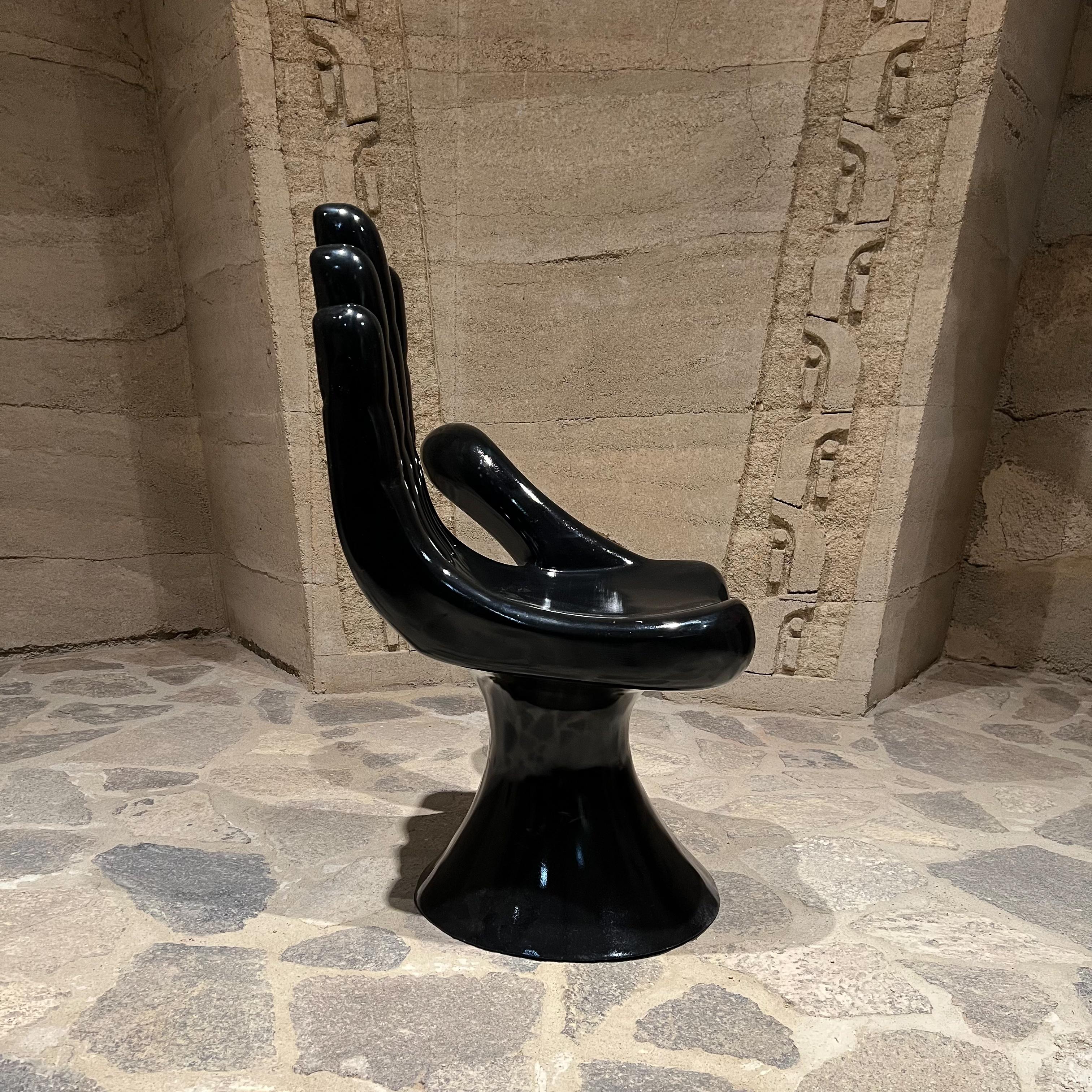 Fiberglass Hand chair
Phenomenal Black Fiberglass Hand Chair by Pedro Friedeberg Mexico
Unmarked
36 tall x 24 w 21 d Seat 17h
Preowned original vintage good condition.
Refer to images provided.
LA delivery.



