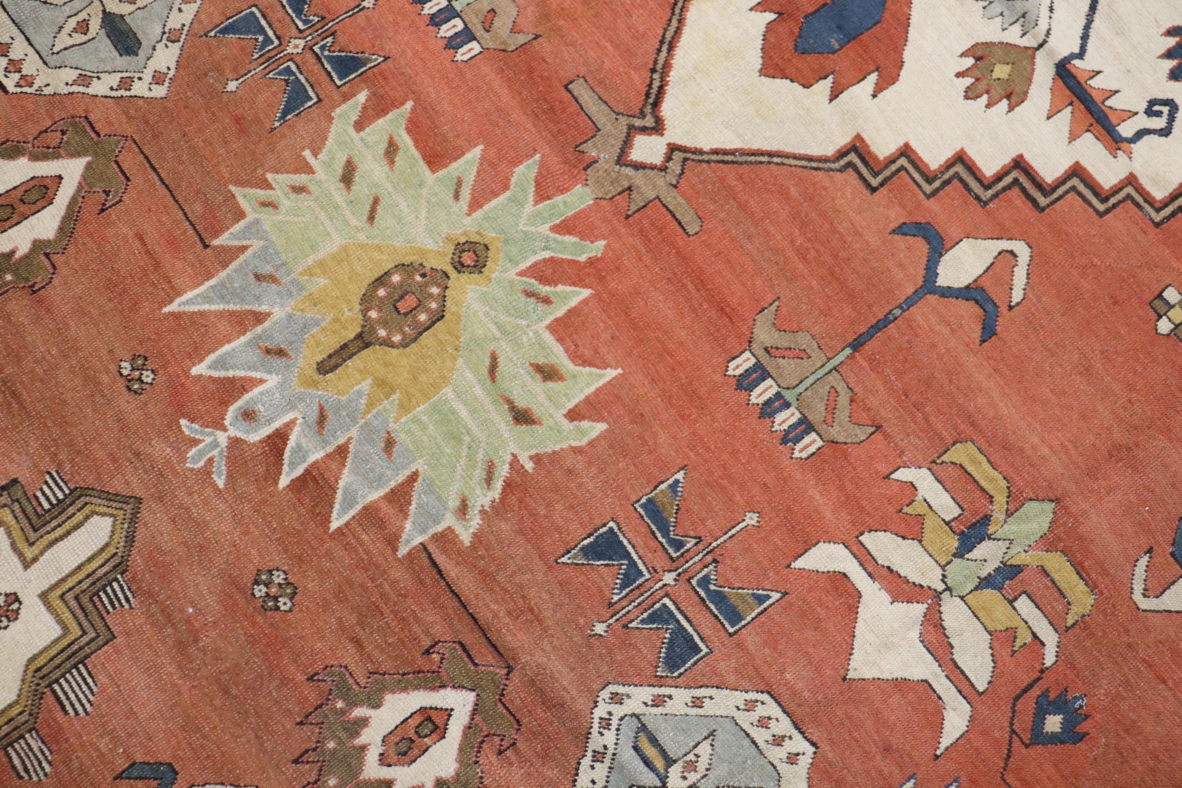 Phenomenal Tribal Oversize Palace Antiker persischer Bakshaish Teppich im Angebot 4