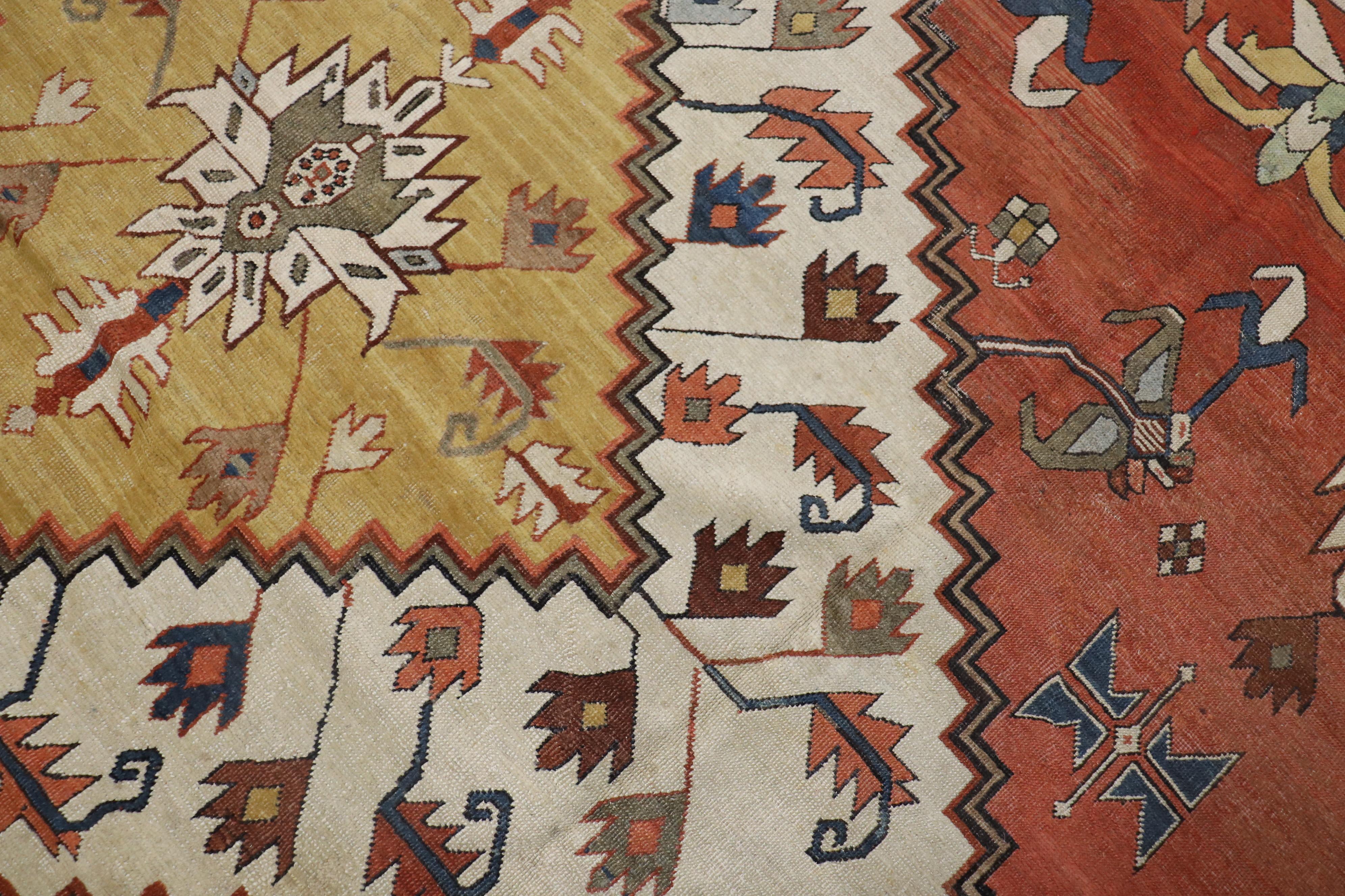 Phenomenal Tribal Oversize Palace Antiker persischer Bakshaish Teppich im Angebot 5