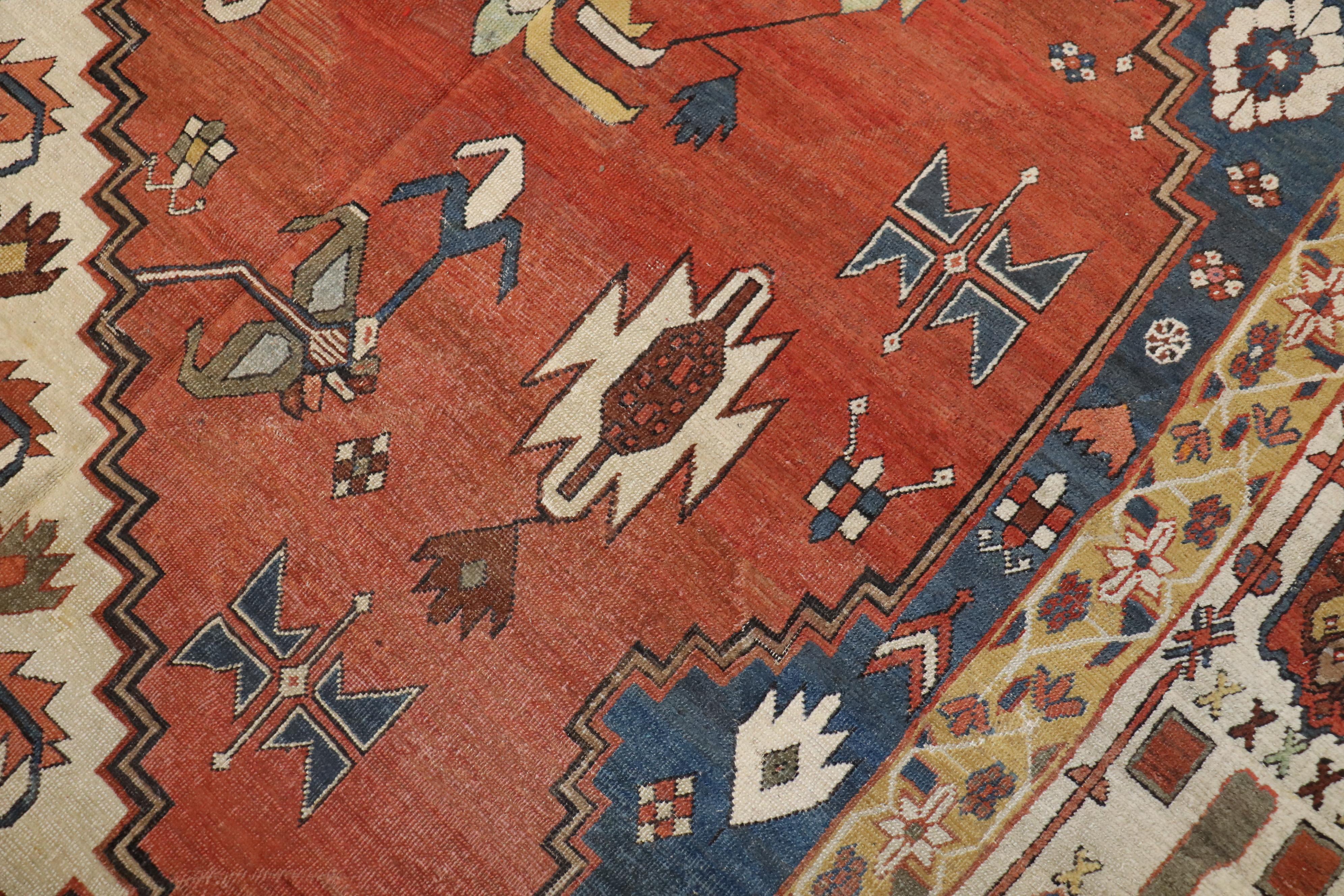 Phenomenal Tribal Oversize Palace Antiker persischer Bakshaish Teppich im Angebot 12