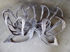 Phenomenal Welded Steel Brutalist Dining Table by Daniel Gluck Studios