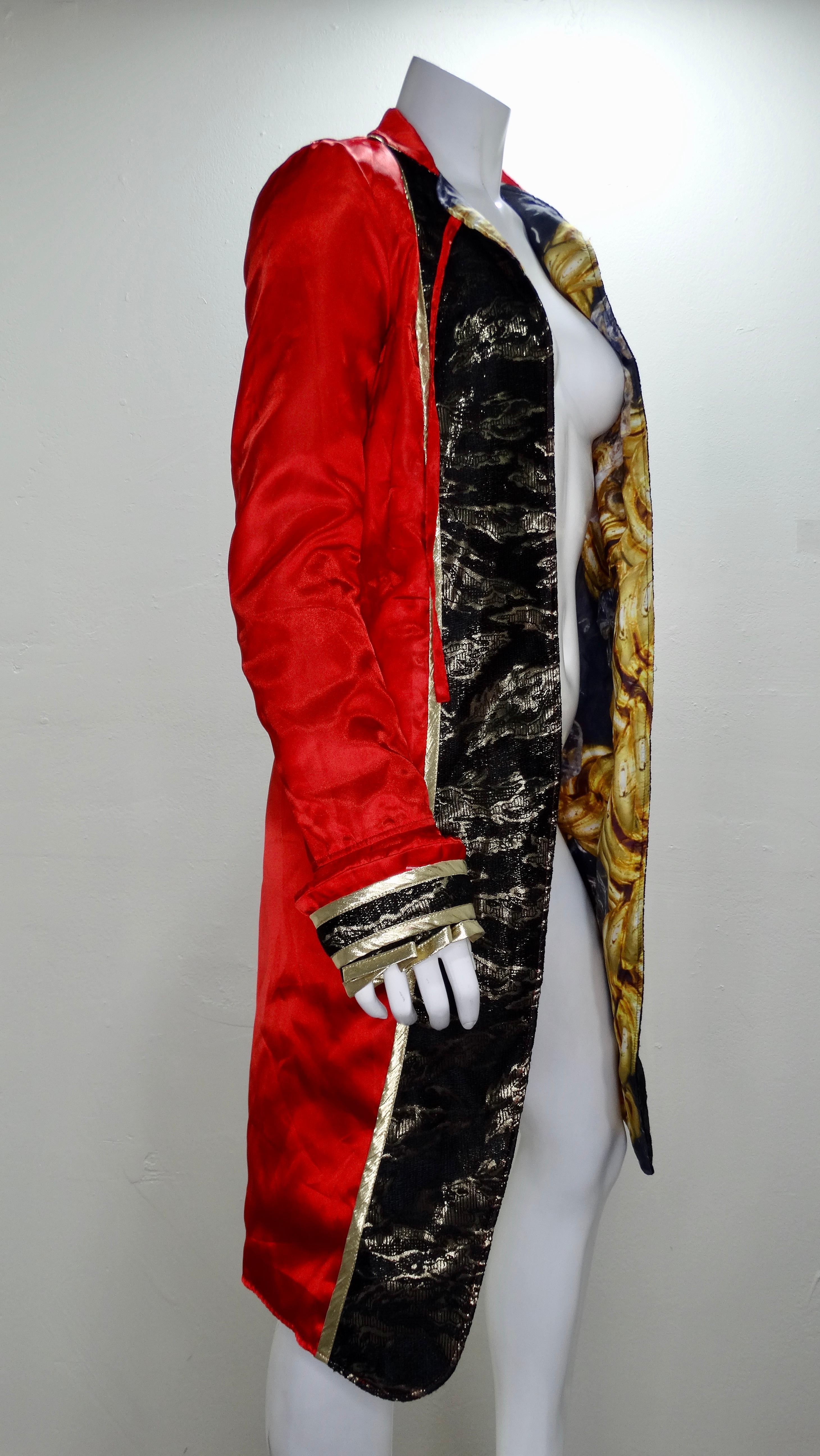 Gray Phenomenon 2000s Red Kimono Tailcoat 