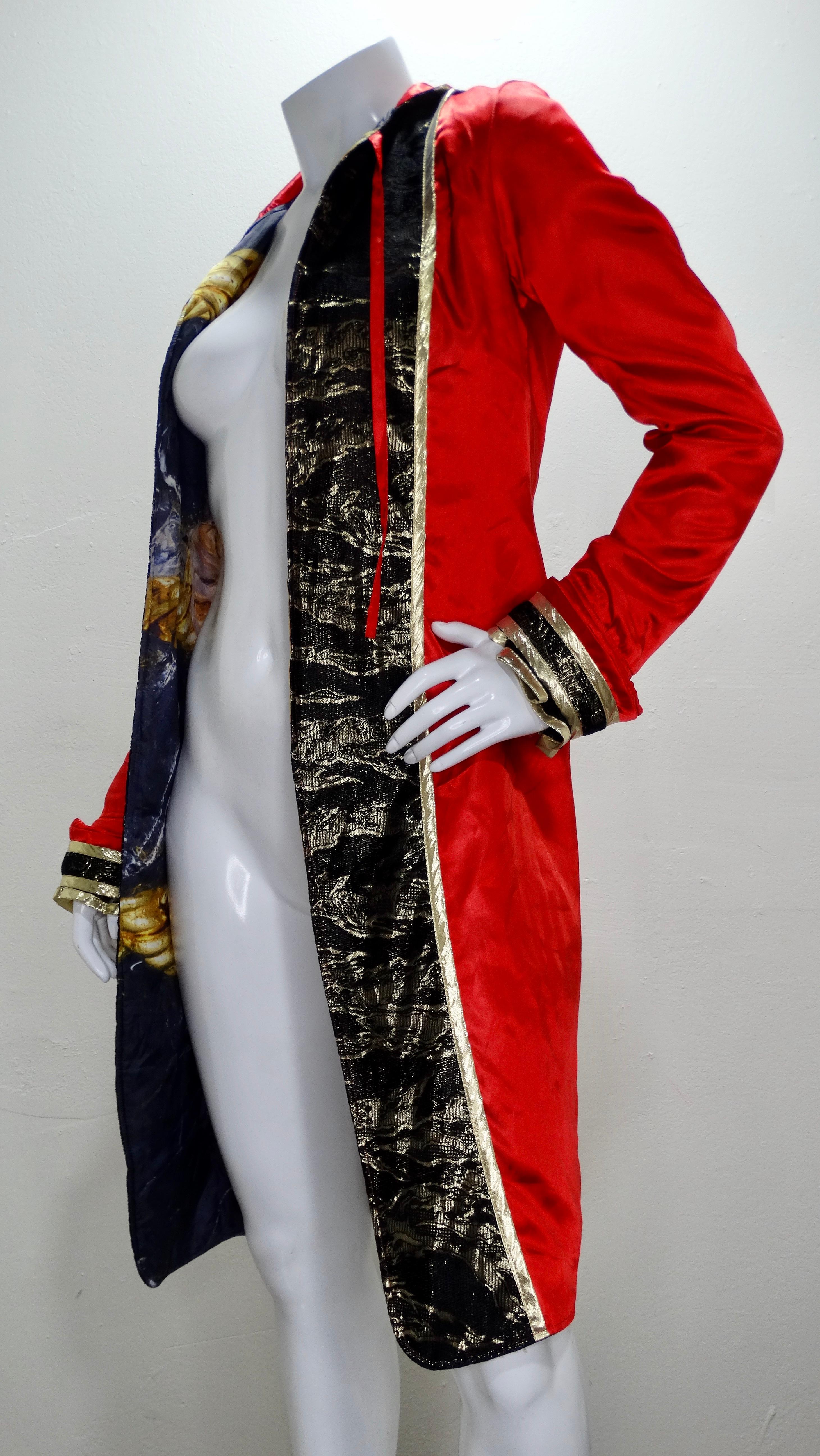 Phenomenon 2000s Red Kimono Tailcoat  1