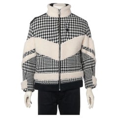 Phenomenon Houndstooth Wool Jacket White x Black