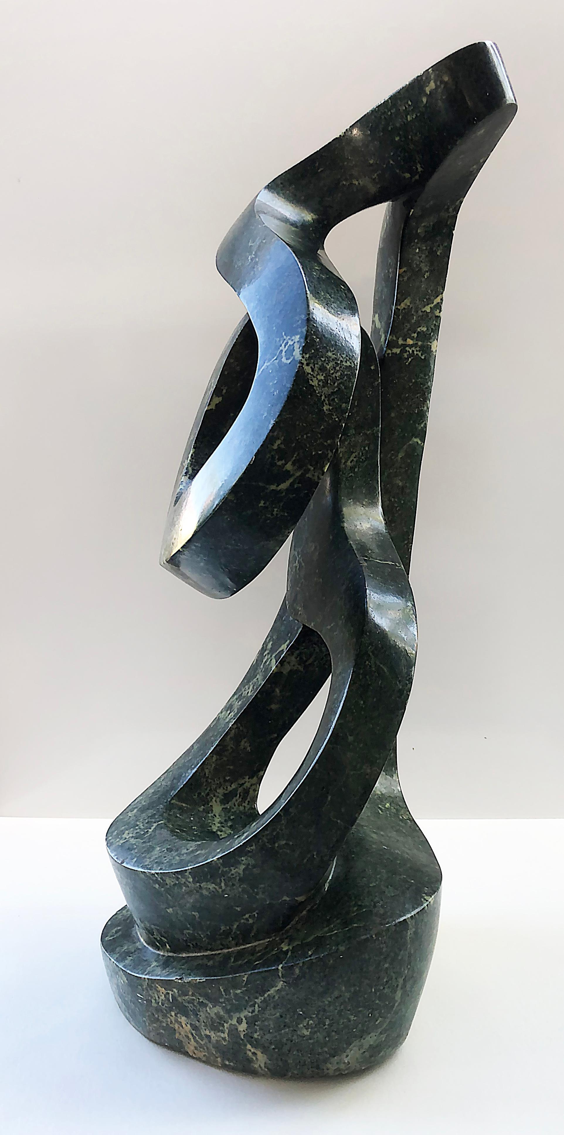 Pheoleen Gandari Abstract African Shona Stone Sculpture For Sale at 1stDibs