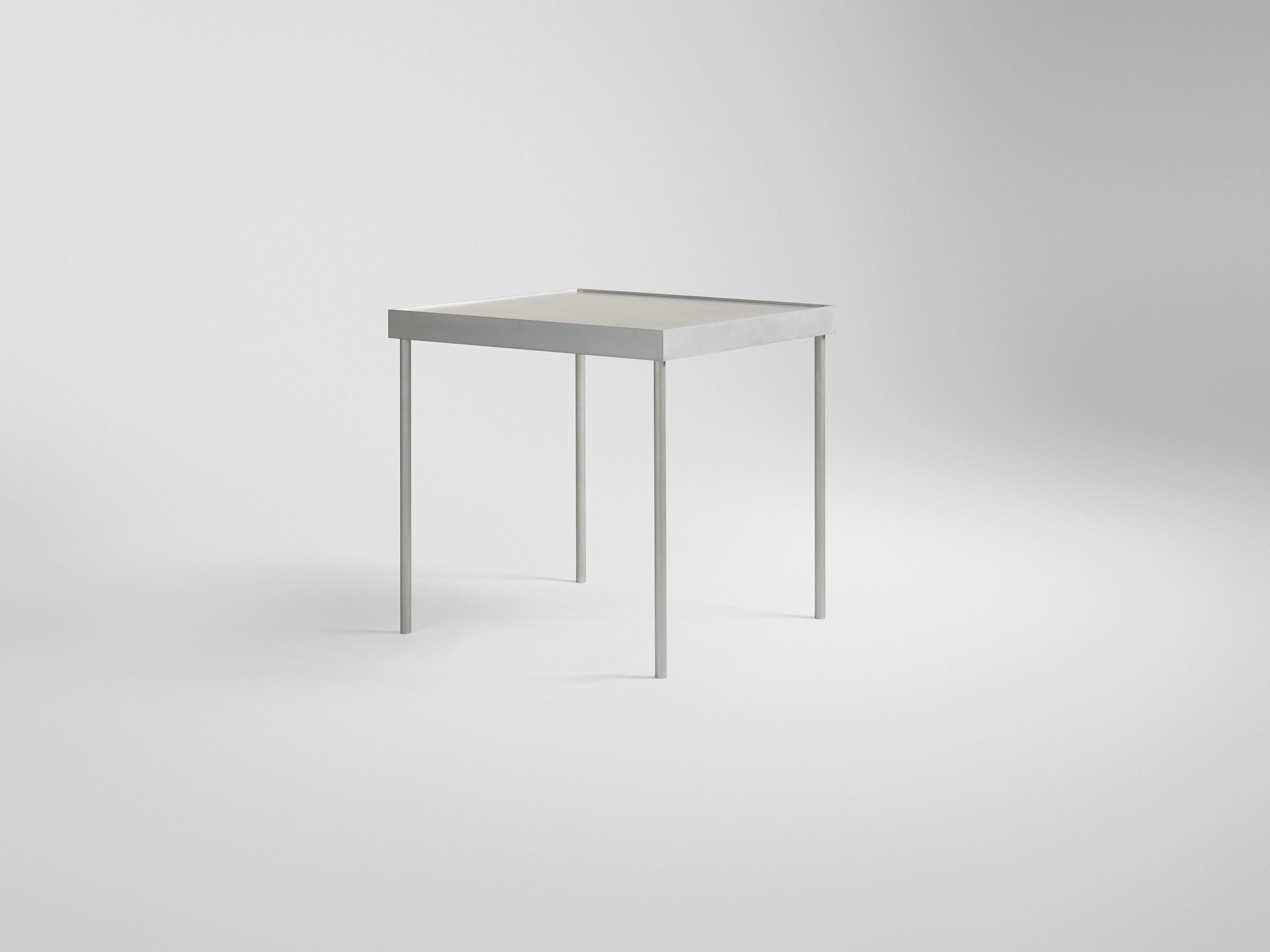 Minimalist PHI Aluminium Table Stacking System by Jonathan Nesci For Sale