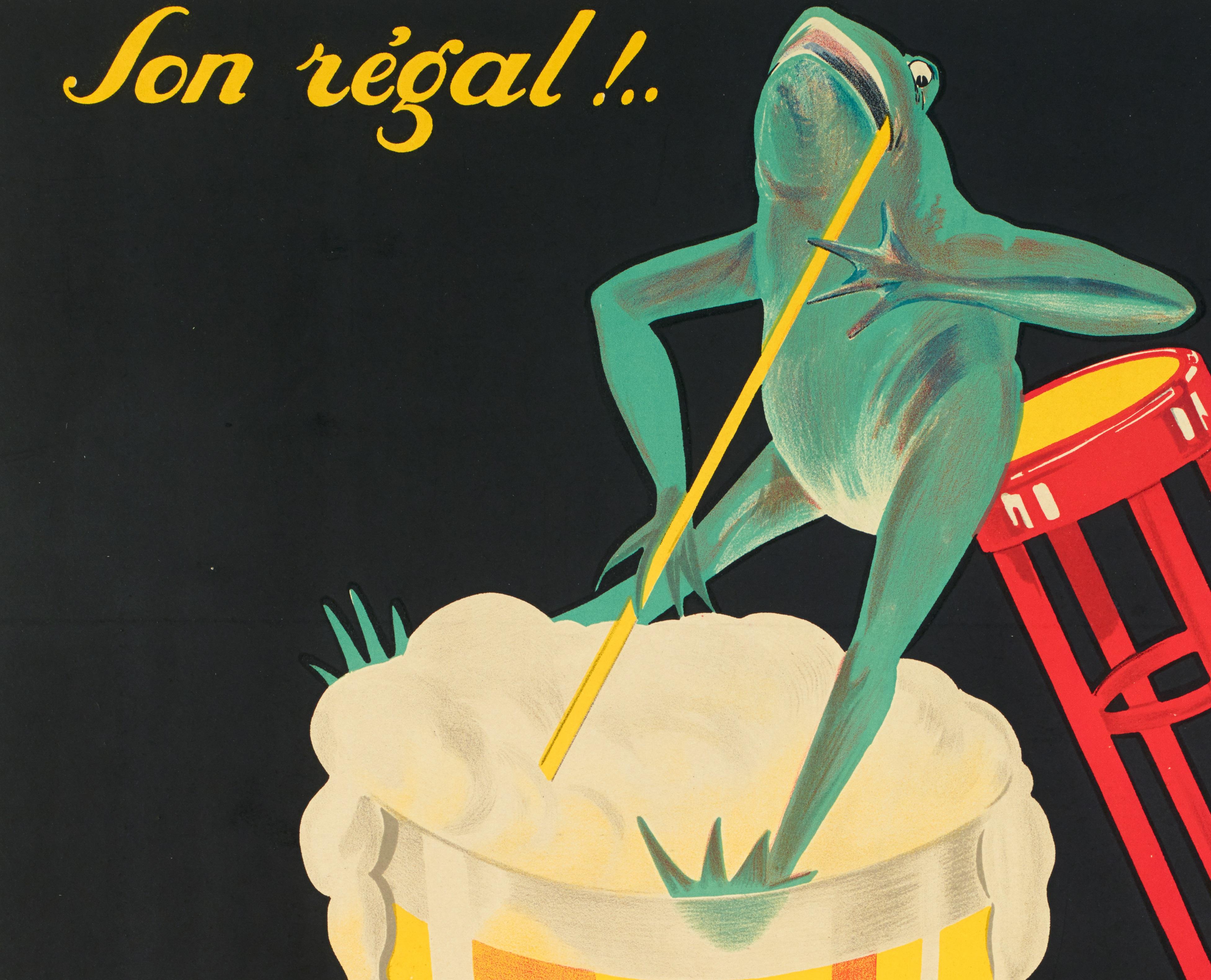 Poster created by Paul Nerfi in 1926 to promote the beer, wines and liquors of Lengrand brewery.

Artist: Phi (Nefri Paul)

Title: Bières – Brasserie Lengrand

Date: 1926

Size: 25,2 x 41 in / 64 x 104,6 cm

Printer: Etablissement GRAU NERFI & Cie,