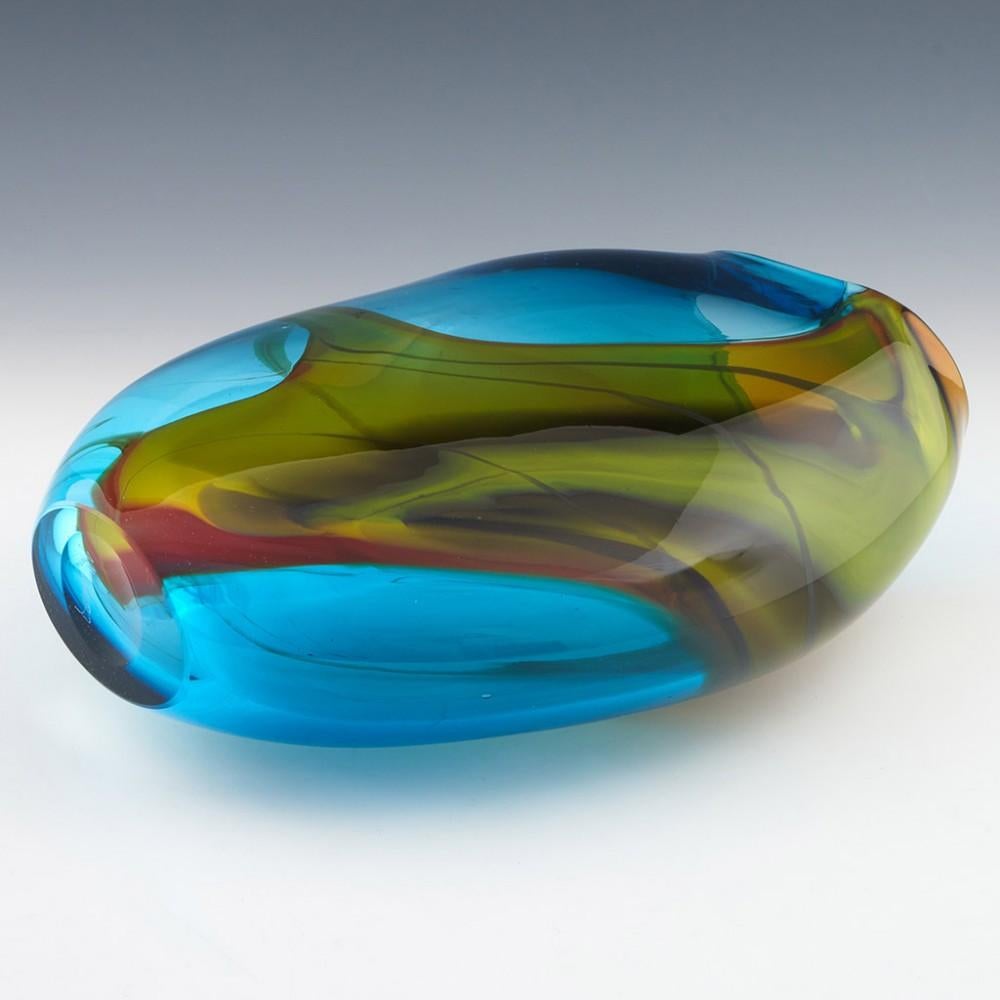 Glass Phil Atrill Horizon Series Vase, 2013 For Sale