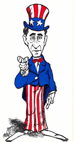 Original "Pat Paulsen for President" 1968 vintage satirical political poster