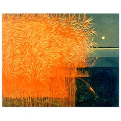 Phil Greenwood 'English', Limited Edition Etching and Aquatint, Reeds