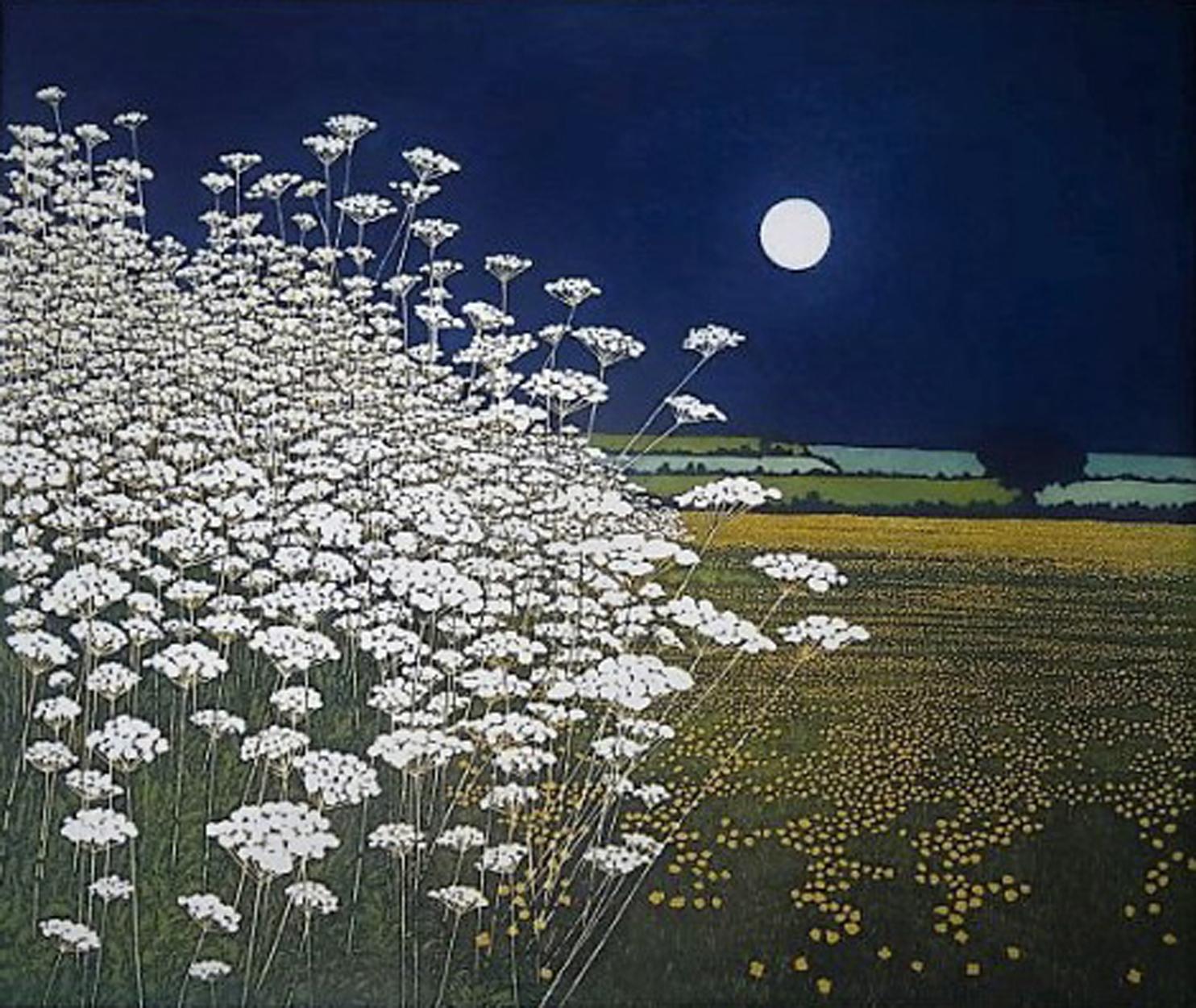 British Phil Greenwood 'English', Primrose Moon, Limited Edition Etching For Sale