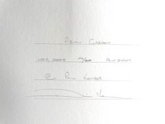 Asian Garden, Bonsai Like Trees Sepia Toned