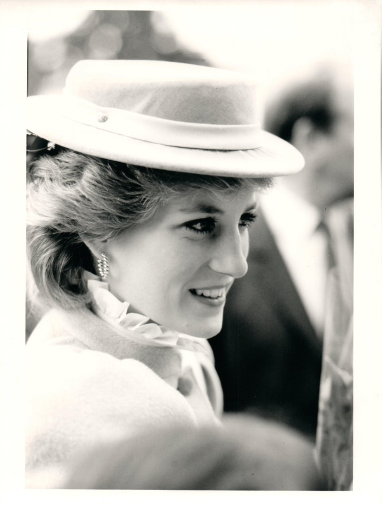 Phil Loftus - Candid Princess Diana in Hat Vintage Original Photograph ...