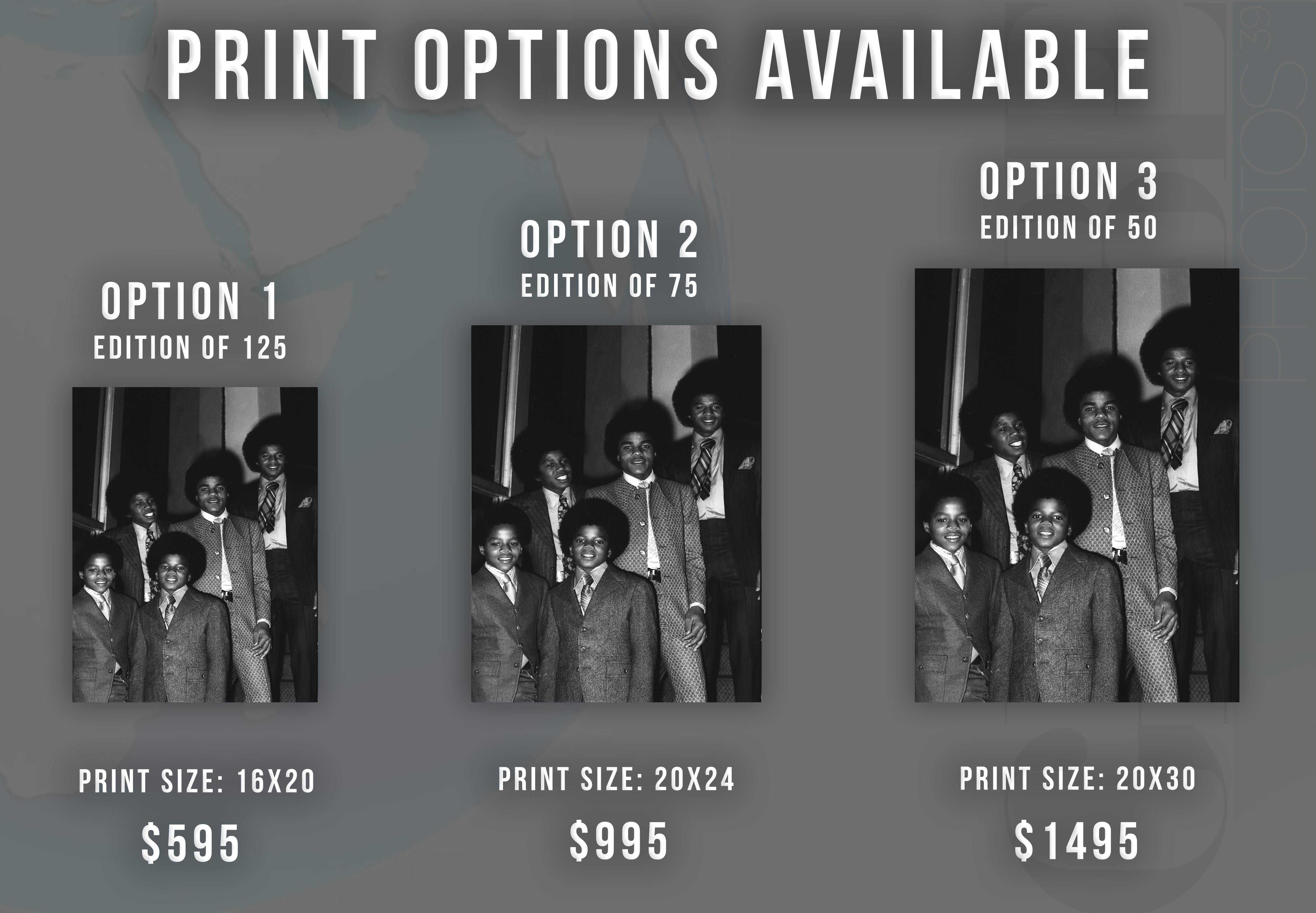 Jackson Five Candid Group Shot Fine Art Print - Photograph by Phil Roach