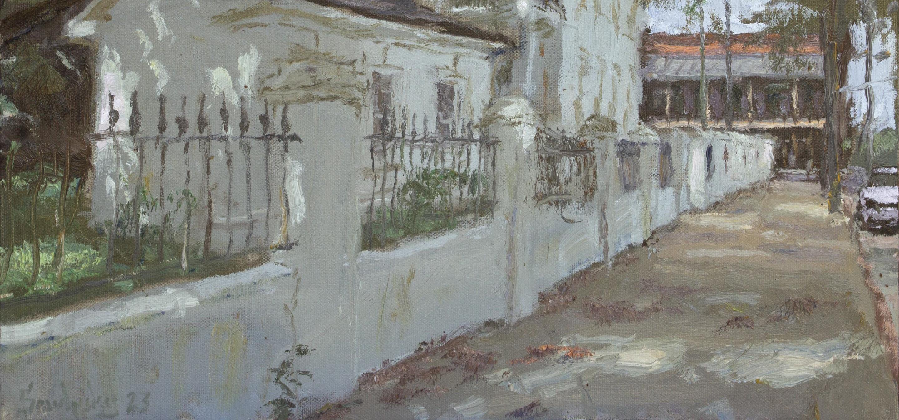 White in Light  - Impressionist Painting by Phil Sandusky