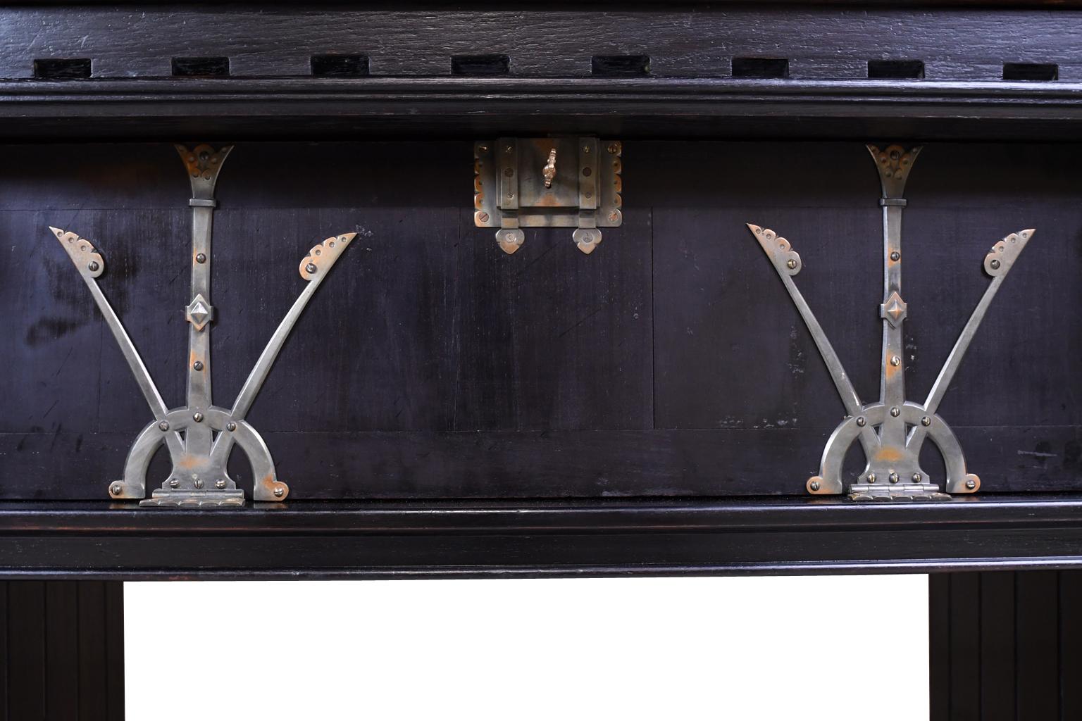 Early 20th Century Philadelphia Arts & Crafts/Aesthetic Movement Sideboard by Frank Furness For Sale