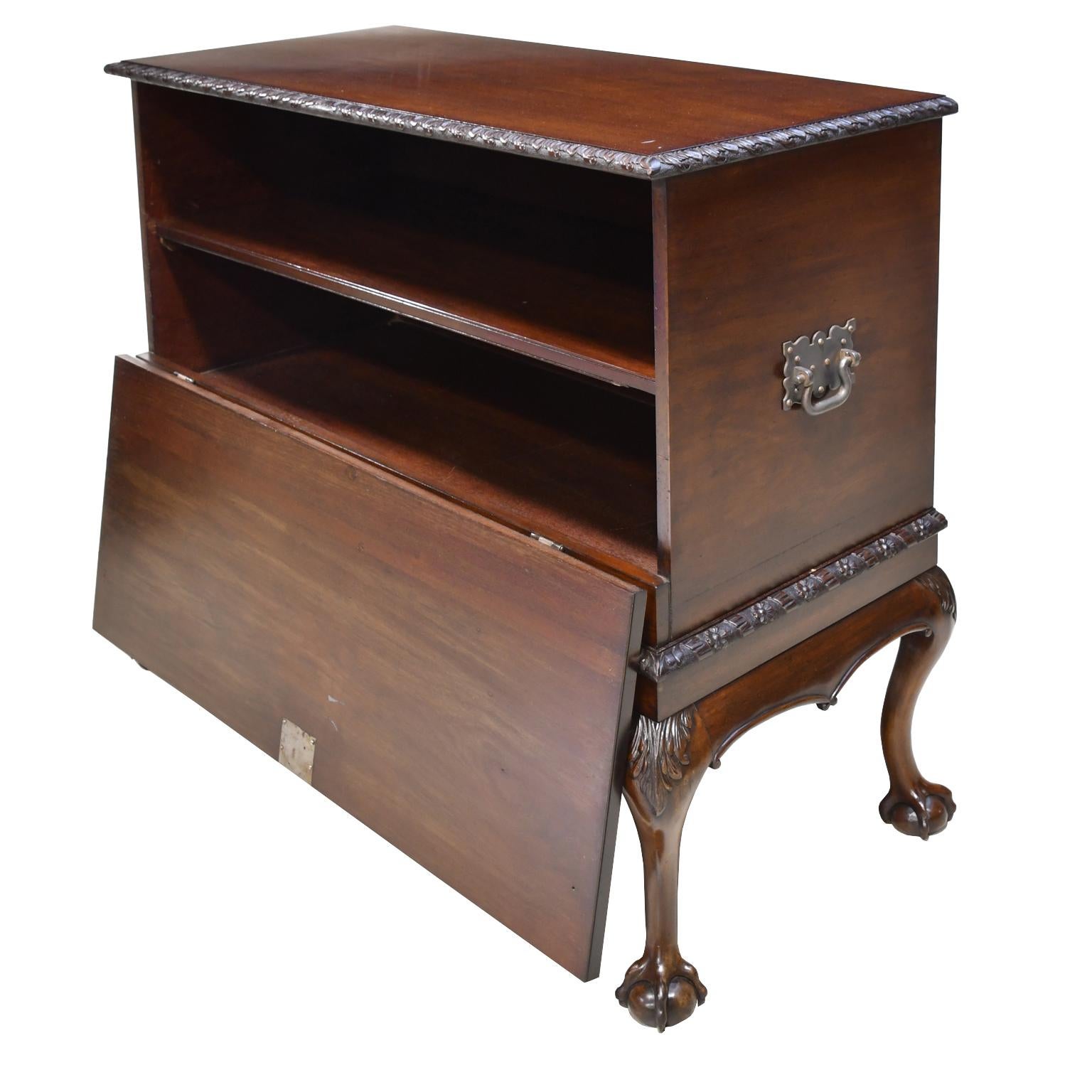 Philadelphia Centennial Mahogany Chest on Stand with Ball and Claw Feet For Sale 6