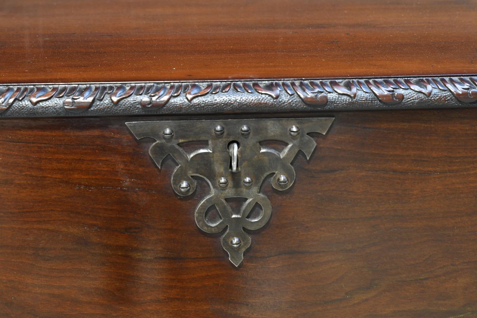 American Philadelphia Centennial Mahogany Chest on Stand with Ball and Claw Feet For Sale