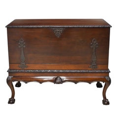 Philadelphia Centennial Mahogany Chest on Stand with Ball and Claw Feet
