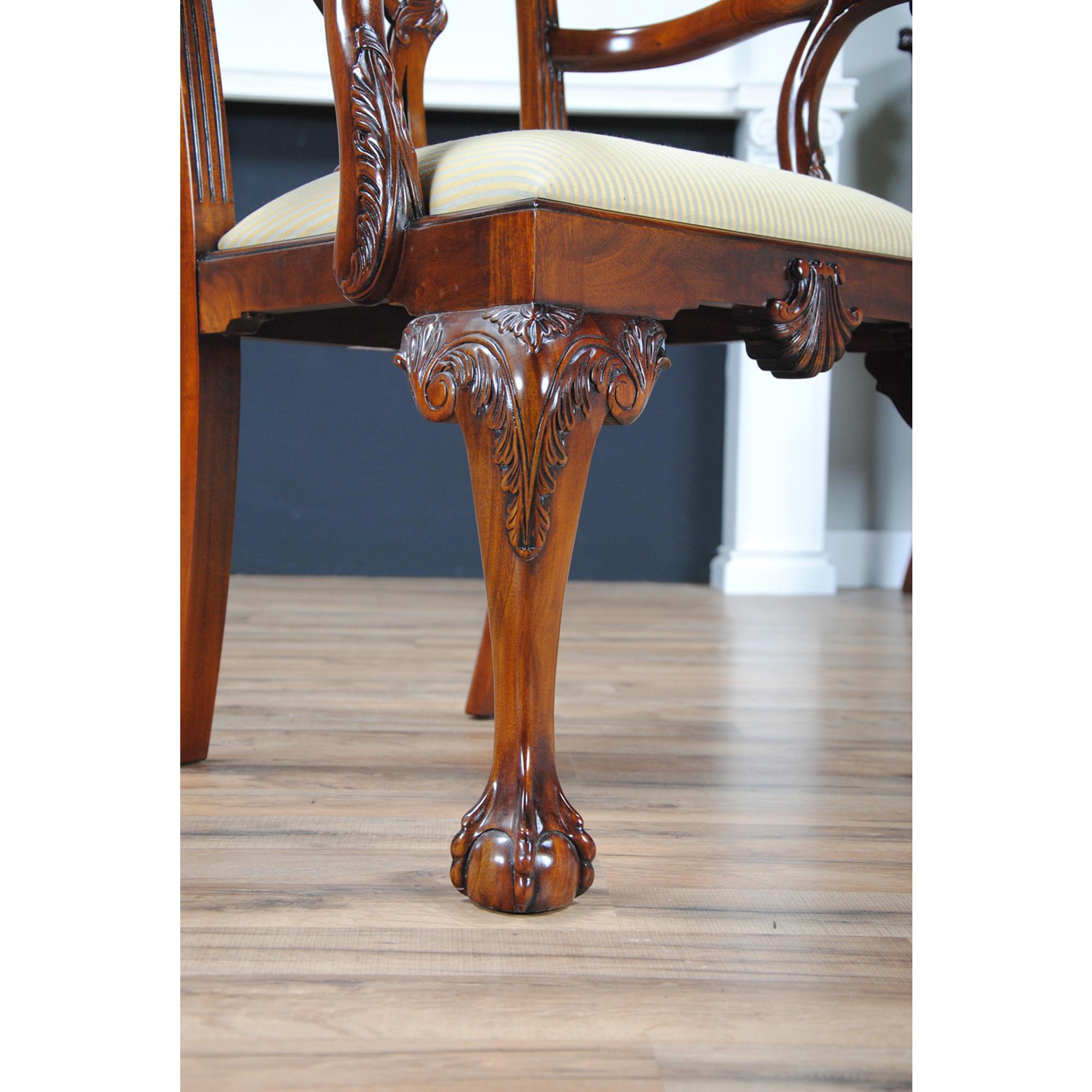 Chaises Chippendale de Philadelphie, ensemble de 10 pièces en vente 5