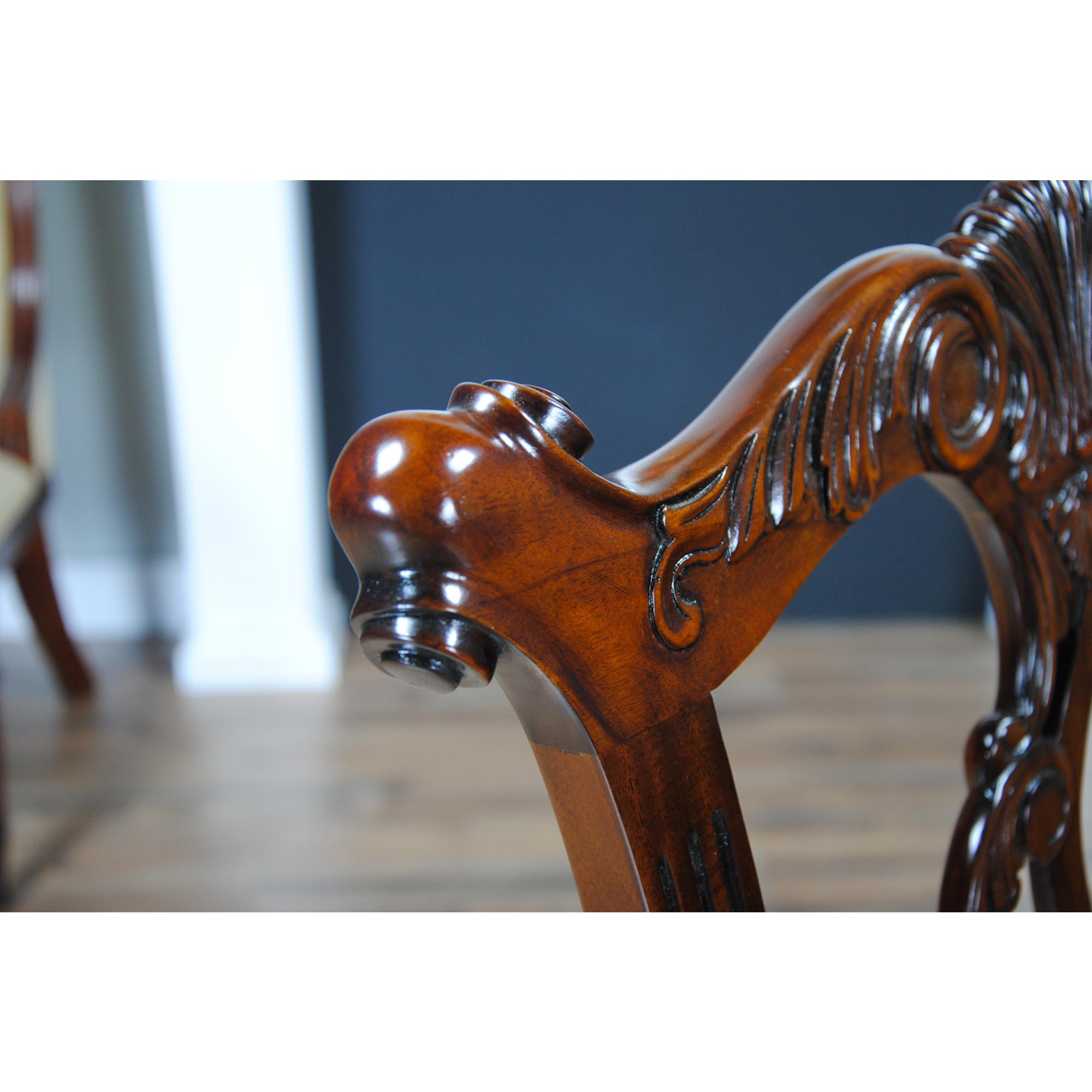 Chaises Chippendale de Philadelphie, ensemble de 10 pièces en vente 6