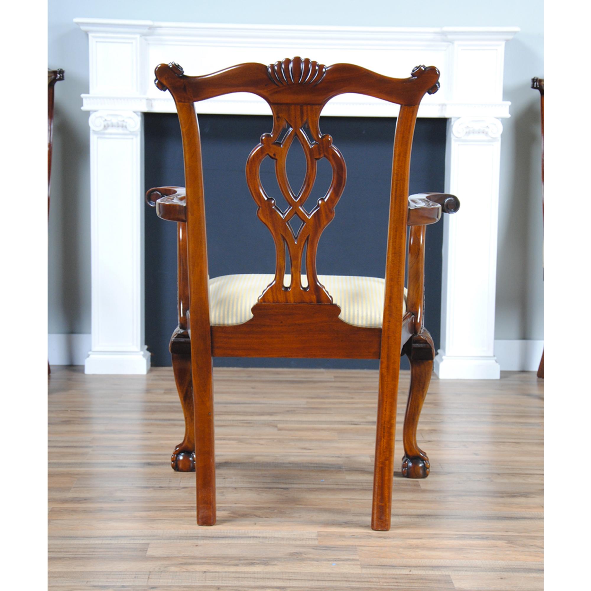 Chaises Chippendale de Philadelphie, ensemble de 10 pièces  en vente 1