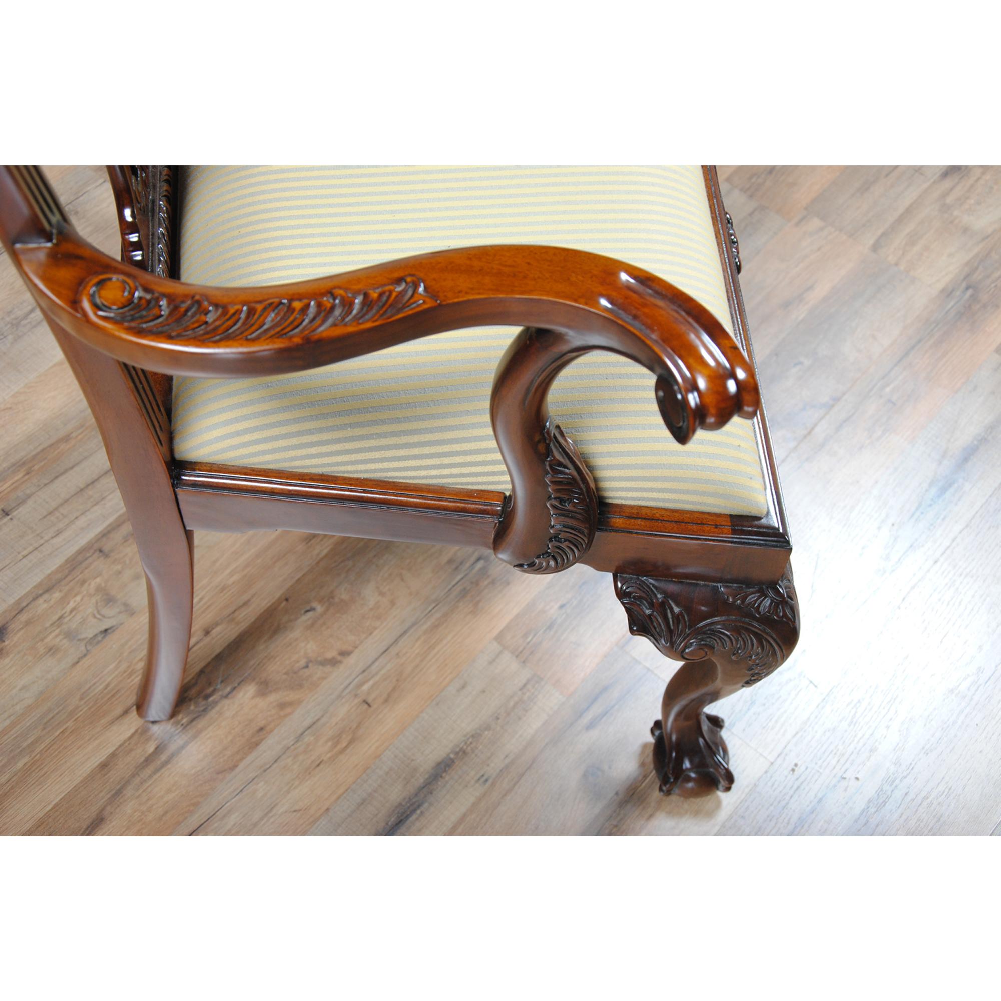 Chaises Chippendale de Philadelphie, ensemble de 10 pièces en vente 3