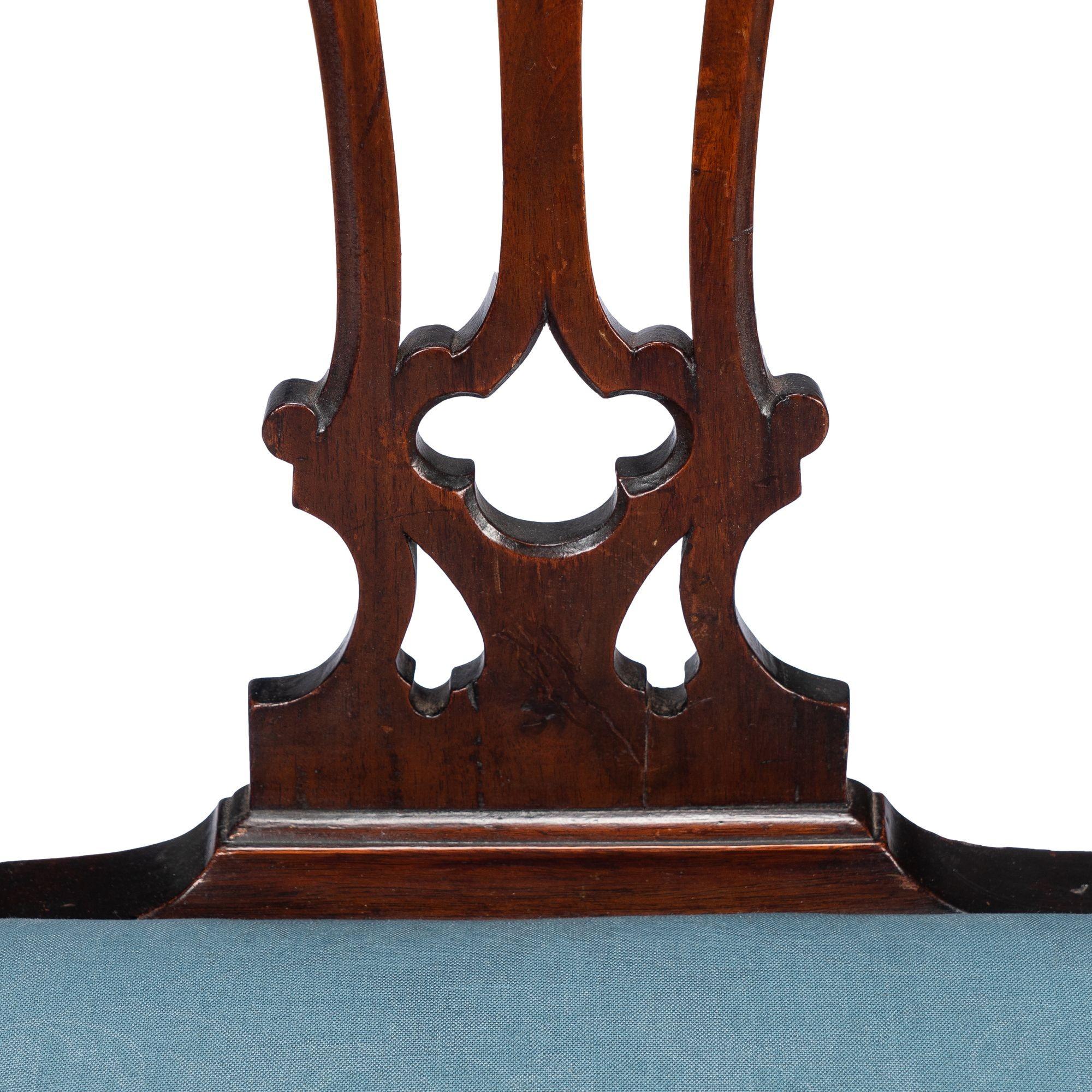 Philadelphia Chippendale Mahogany Slip Seat Side Chair by Thomas Tuft, 1770 For Sale 7