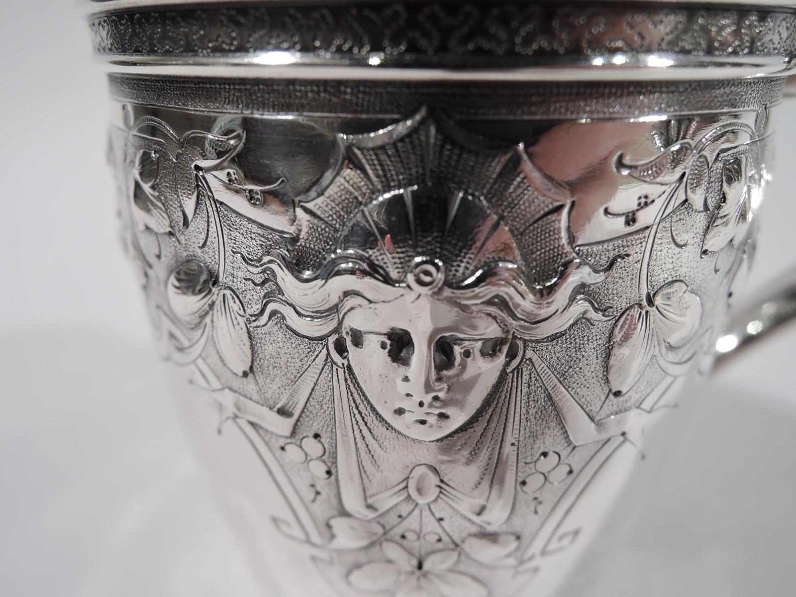 American Classical Philadelphia Classical Coin Silver Baby Cup by Krider & Biddle