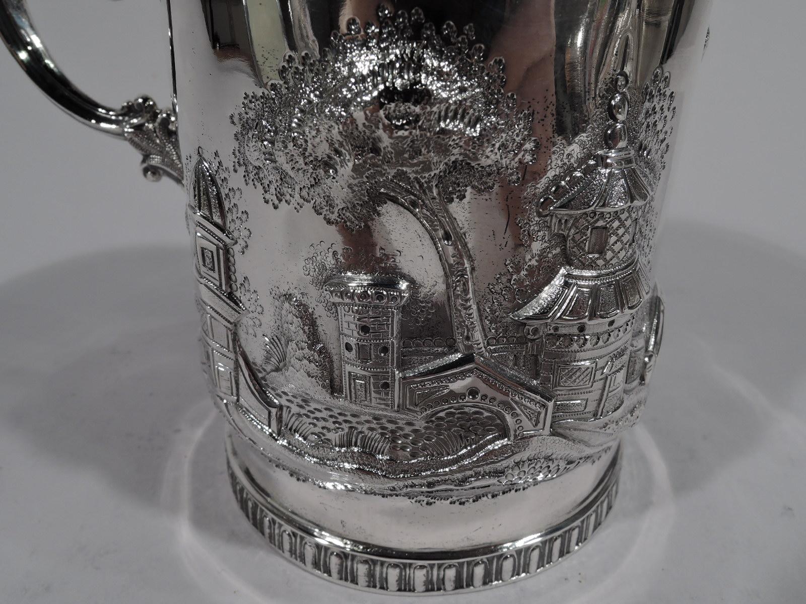 Philadelphia Coin Silver Baby Cup with Fantasy Turrets and Pagodas 2