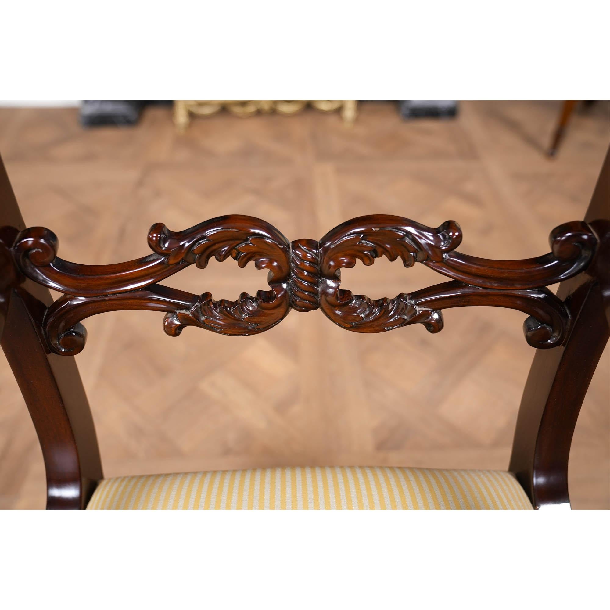 Chaises Empire de Philadelphie, ensemble de 10 pièces en vente 3