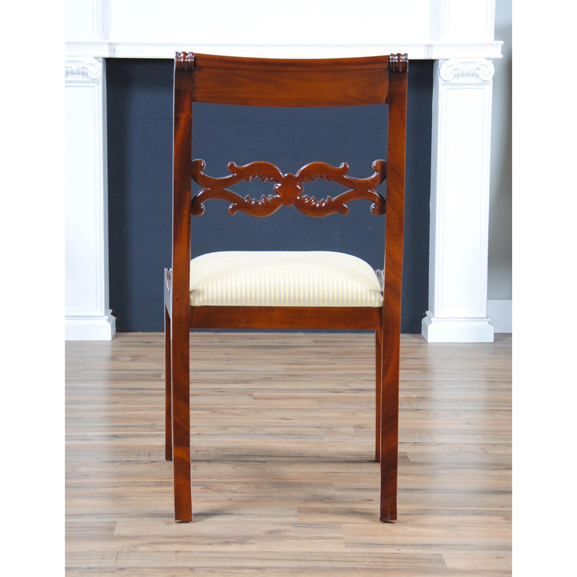 Philadelphia Empire Chairs, Set of 10 For Sale 7