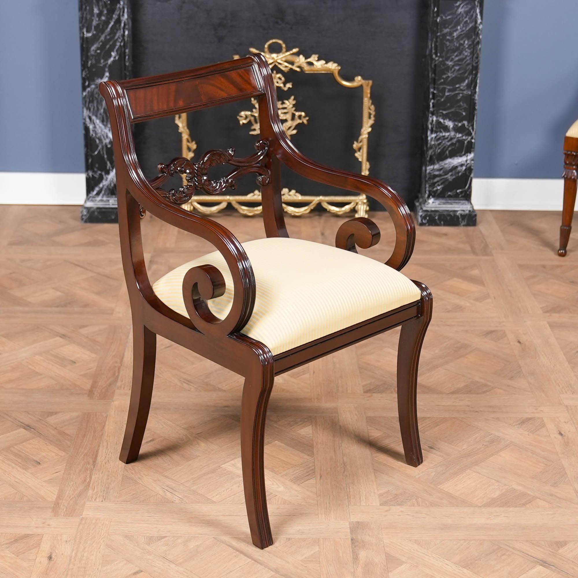 Chippendale Chaises Empire de Philadelphie, ensemble de 10 pièces en vente