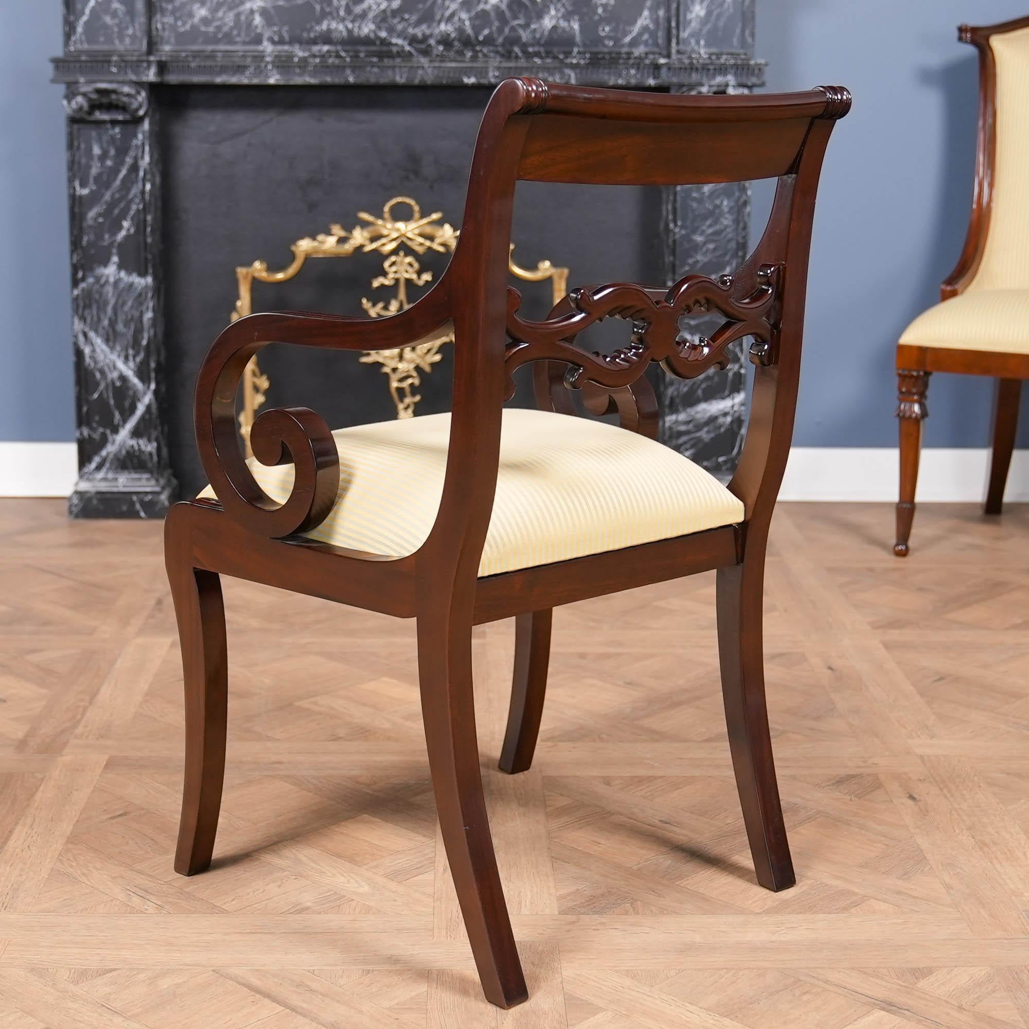 Acajou Chaises Empire de Philadelphie, ensemble de 10 pièces en vente