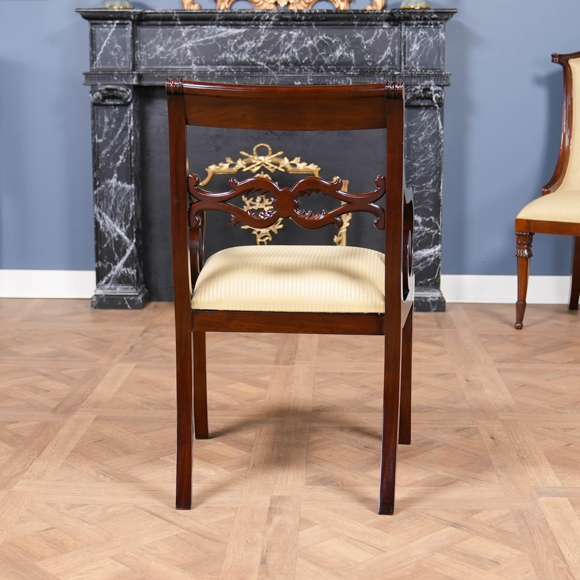 Chaises Empire de Philadelphie, ensemble de 10 pièces en vente 1