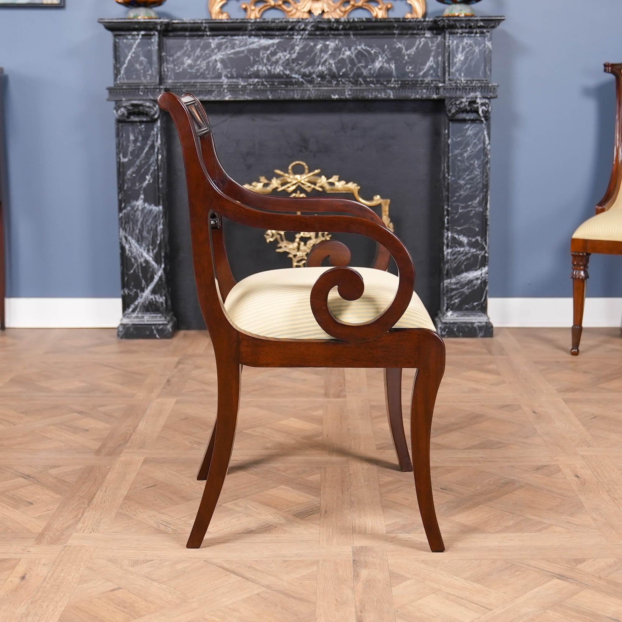 Chaises Empire de Philadelphie, ensemble de 10 pièces en vente 2