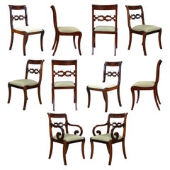 Philadelphia Empire Chairs, Set of 10