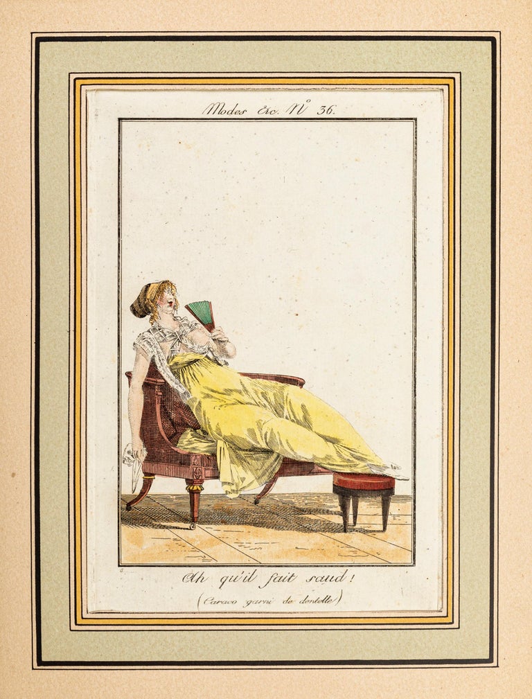 Philibert Louis Debucourt Ah Qu Il Faut Saud From Modes Et Manieres Du Jour A Paris For Sale At 1stdibs