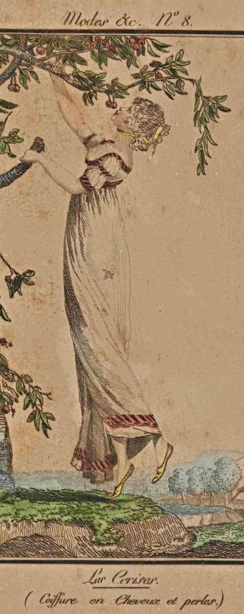 The Cherries - Etching by Philibert-Louis Debucourt - 1797 2