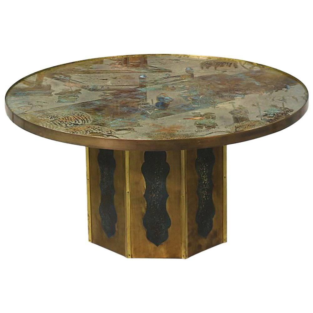 Philip & Kelvin Laverne Bronze “Chan” Coffee Table